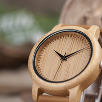 Best Selling Female Watches Women Bamboo Watches for Girls Women Handmade Ladies Watches Women with Leather Strap