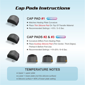 Semi-Automatische Open Dubbele Kachel Afdrukken Hoed Cap Heat Press Machine Voor Met Multi-Timer - Product Image 6