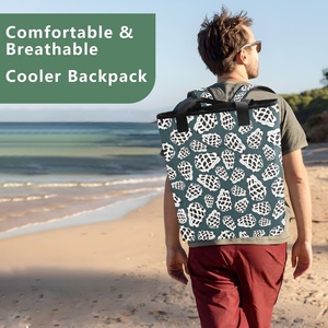 Outdoor Hawaiian Shell Design Polyester <b>Cooler</b> Tote Insulated Waterproof Thermal <b>Cooler</b> Bag Custom Delivery <b>Backpack</b> with Handle - Product Image 6