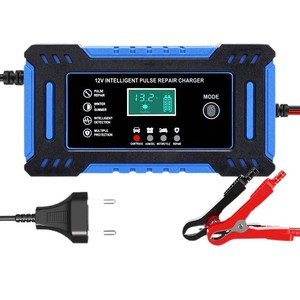 Trending <span class=keywords><strong>AgeM</strong></span> Solar 12V 6A Cargador de batería de pulso inteligente automático LCD 24V para <span class=keywords><strong>AGEM</strong></span> GEL EFB Batería de plomo ácido de ciclo profundo 12V - Product Image 1