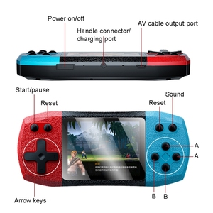 Livraison à domicile F1 <span class=keywords><strong>Console</strong></span> de jeu rétro à écran horizontal de 3 pouces 620 en 1 Grand écran <span class=keywords><strong>Console</strong></span> de poche Double joueur - Product Image 2