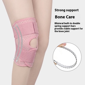 Protección de <span class=keywords><strong>menisco</strong></span> Spandex <span class=keywords><strong>Rodillera</strong></span> flexible Correa ajustable Deportes Correr Manga protectora especial Estabilizador de rótula - Product Image 2