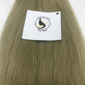 Proveedores de cabello humano Remy sin procesar, Color ceniza vietnamita, doble estiramiento, venta al por mayor - Product Image 2