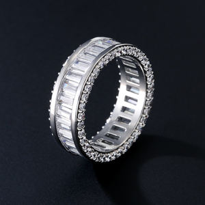 แหวนเพชร RAKOL RP259 สำหรับผู้หญิง แหวนหมั้น แหวนแต่งงาน เครื่องประดับเพชร แหวนแต่งงานฝังเพชรสำหรับผู้หญิง - Product Image 5