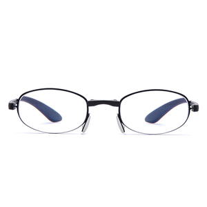 <span class=keywords><strong>2025</strong></span> phong cách mới hình bầu dục gấp tiến bộ chống ánh sáng màu xanh Kính đọc sách Trọng lượng nhẹ Red khung - Product Image 3