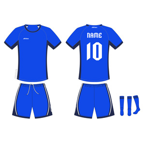 Conjuntos de Camisetas de Fútbol Akilex para Hombre con Logotipo Bordado, Uniformes de Fútbol Personalizados Baratos por Sublimación, 100% Poliéster - Product Image 1