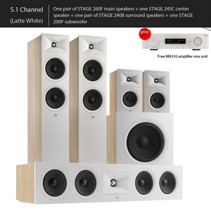 JBN STAGE260 Sistema de Audio Profesional 5.1.2 para Cine en Casa, Kit de Altavoces para Sala de Estar/<span class=keywords><strong>TV</strong></span>/Cine, Combo de Amplificador y Altavoces - Product Image 4