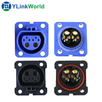 Connecteur M28 personnalisé 2 + 5 2 + 6 7 à 8 broches fusible de véhicule électrique charge et décharge prise de courant étanche connecteur 7 broches 8 broches