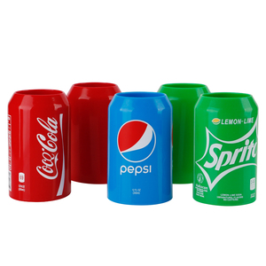 Manchon isolant en silicone classique de 350 ml pour canettes et gobelets, avec logo personnalisé, pour les voyages des enfants - Product Image 1