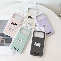 Coque de téléphone en silicone liquide colorée de haute qualité, compatible avec la recharge magnétique sans fil, antichoc, pour iPhone 17 Pro