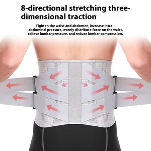 <span class=keywords><strong>Ceinture</strong></span> de soutien lombaire unisexe pour fitness, squats, soulevés de terre – Protection respirante pour hernie discale et soutien abdominal - Product Image 5