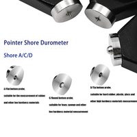 Duromètre Shore Silicone & Caoutchouc Duromètre Jauge Pointeur Testeur de dureté 0-100HA Degré Type D/A/O
