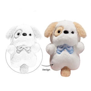 Llavero de Peluche con Forma de Animalito, Adorable Mini Peluche de Dibujos Animados, Juguete Colgante de Algodón PP - Product Image 1