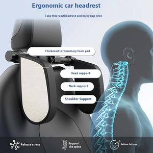 Có Thể Điều Chỉnh Xe Tựa Đầu Cổ Gối Hình Chữ U Xe Gối Cho Trẻ Em Và Người Lớn Đầu Và Cổ Hỗ Trợ Xe Bên Tựa Đầu - Product Image 2