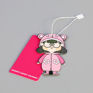Bonita marca de diseño personalizado Watch Me Grow Tag Collar Etiqueta colgante Logotipo de aduanas en accesorios para el cabello Etiqueta - Product Image 6