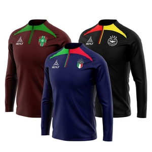 Sublimación personalizada Último diseño al por mayor Club Uniforme Slim Fit Azul marino Deportes Chaqueta de fútbol - Product Image 1