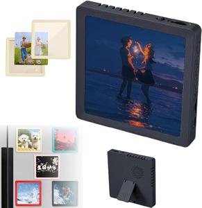 Cadre photo DIY avec haut-parleur Bluetooth sans fil, aimant de réfrigérateur musical, personnalisable, pour le stockage de souvenirs, décoration intérieure - Product Image 2