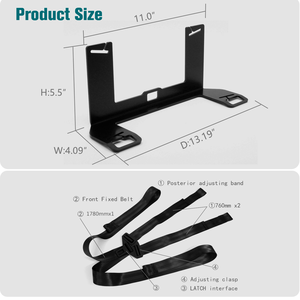 Vente chaude, accessoire universel pour l'intérieur de la voiture, sécurité, écologique, support de ceinture de siège de voiture, connecteur universel en acier - Product Image 2