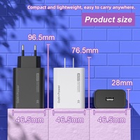 Chargeur USB ultra-rapide 100W pour téléphone portable, adaptateur secteur USB 100W à charge rapide