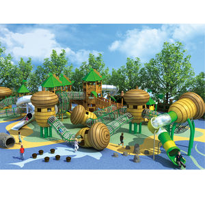 Conception moderne de terrain de jeu pour les structures de jeu colorées avec des idées de tour et de glissière - Product Image 6