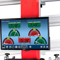 Machine de test d'alignement de châssis, véhicule, outil de diagnostic de voiture