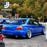 Jantes de voiture DJJ forgées en argent personnalisées 5x100 5x114.3 5x120 pour Subaru BRZ WRX Nissan Fairlady Skyline Lexus if NX VW Golf GTI