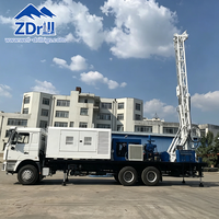 ZDSPJ1000 Foreuse de puits d'eau robuste à table rotative, machine de forage de puits profonds de 1000 m montée sur camion à vendre