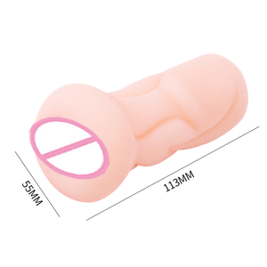 リアルなポケットサイズの男性用オナホール、厚い陰唇とタイトな肛門を備えた男性用マスターベーター、リアルな男性用ストローカー - Product Image 5