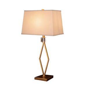 Hình Dạng Phong Cách Mạ Vàng Kim Loại Bảng Đèn Truyền Thống Hiện Đại Brass Bảng Đèn Ánh Sáng Cho Khách Sạn Cạnh Giường Ngủ Trang Trí Nội Thất Bàn Đèn - Product Image 1