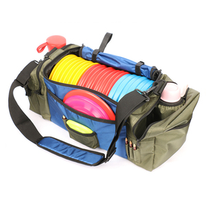 Sac de sport de golf à disques d'extérieur avec logo personnalisé, résistant à l'usure, imperméable, pour 25 disques, sac de pratique de golf à disques - Product Image 2