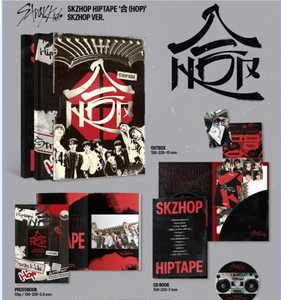 Stray Kids 1er album spécial HIPTAPE HOP SKZHOP Ver. CD de musique Kpop officiel scellé avec photobook et photocard aléatoire - Product Image 3