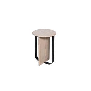 Modern <b>Round</b> Wood Eco-Friendly Side <b>Table</b> with Minimalist Design for Living Room Villa & Hotel Furniture - Product Image 3