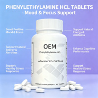 Comprimés de phényléthylamine HCL OEM, complément alimentaire, 60 unités, pour adultes, soutien énergétique