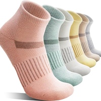Chaussettes de randonnée pour hommes, athlétiques, respirantes, avec coussinets, pour la course à pied, les sports de plein air, les activités de performance