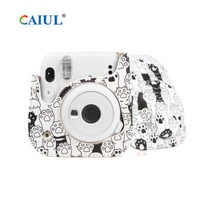 Bolsa de hombro para cámara de PU estilo Patas de mascotas para <span class=keywords><strong>Fujifilm</strong></span> Instax Mini 11/<span class=keywords><strong>9</strong></span>/12 Estuche rígido suave Cámara instantánea - Product Image 5