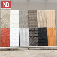 Wallpaper Batu Buatan Modern Perekat Sendiri Panel Dinding Eksterior Modern Batu PU untuk Dinding Aksen Ruang Tamu