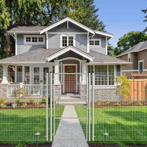 1m x 2m đôi an ninh ngoài trời Vòng bài Composite hàng rào trellis cổng - Product Image 5