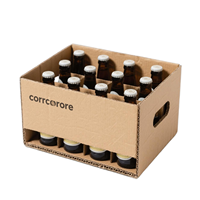 Cajas de Cartón Corrugado Plegables, Ecológicas, de Alta Gama, Hechas con Materiales Reciclados, con Laminado Mate y Grabado en Relieve, para Bebidas Energéticas