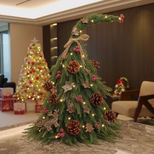 New Christmas <b>Tree</b> Pure PE Simulation Nobel Pine <b>Tree</b> High End Restaurant Hotel Desktop Decoration Christmas Decorations - Product Image 3