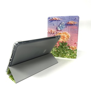 Étui Folio à motif haute définition pour <span class=keywords><strong>iPad</strong></span> <span class=keywords><strong>Air</strong></span> 13, coque arrière transparente résistante aux rayures, protection quotidienne portable - Product Image 3