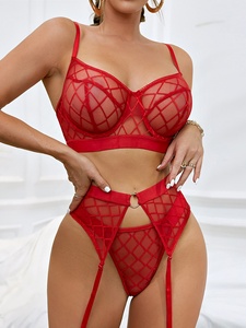 Set di biancheria intima <span class=keywords><strong>da</strong></span> donna Sexy in Mesh traforato <span class=keywords><strong>trasparente</strong></span> con <span class=keywords><strong>camicia</strong></span> <span class=keywords><strong>da</strong></span> <span class=keywords><strong>notte</strong></span> calda con sigillo in vita - Product Image 3