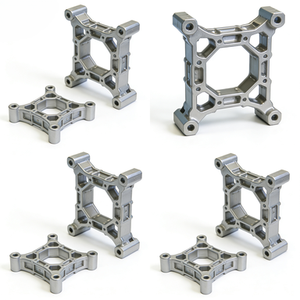 Support de châssis de voiture RC personnalisable usiné CNC pour modèles de course tout-terrain - Product Image 1