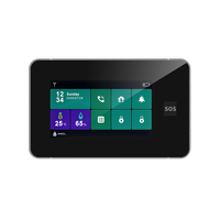Sistem Alarm Kebakaran Rumah Pintar Tuya App GSM 433MHz WiFi Portabel Bahan ABS