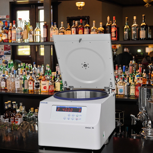 OEM 5000rpm orizzontale Benchtop centrifuga macchina 4x500ml grande capacità vino Cocktail chiarimento per uso di laboratorio - Product Image 1