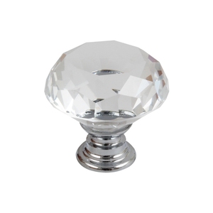 Kim cương thủy tinh rõ ràng kính ngăn kéo tay nắm tủ quần áo pha lê knobs tủ bếp kim cương kéo xử lý cho trang trí - Product Image 3