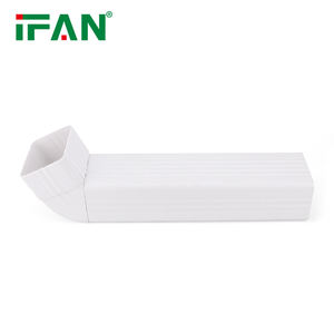 Accessoires de gouttière de drainage IFAN Factory, tuyau de descente en PVC écologique et résistant, <span class=keywords><strong>collecteur</strong></span> d'eau de pluie - Product Image 6