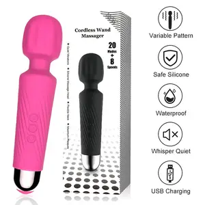 Wireless Adult Clitoral Crystal Rechargeable Sex Toy Vibrator Vagina Pussy Personal Mini Av Wand Massager For Women