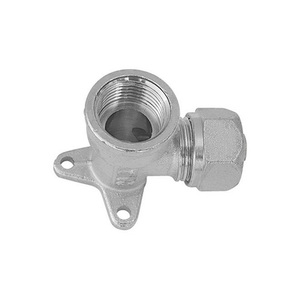 Connettore Femmina Curvo con Flangia a 3 Fori per Multistrato 1/2 X 14 - Product Image 1