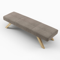 Ensemble canapé à dossier avec Partition haute, meuble d'hôtel 16 pièces, fauteuil de Club incurvé, jambes en bois, canapé matelassé