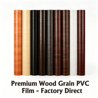 Film adhésif décoratif effet bois pour meubles, cuisine, texture grain de bois, autocollant PVC, film vinyle pour carrosserie et intérieur de voiture